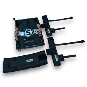 NWOT Inn Star Vertical Jump Trainer‎ Set Waist / Ankle Wraps + Resistance Bands